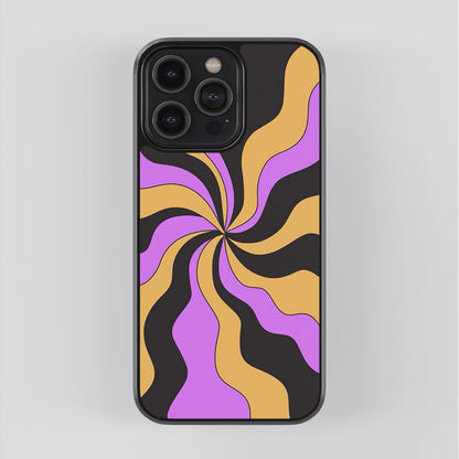 Multicolor Wave Glass Phone Case