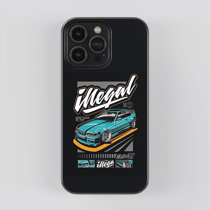 Illegal Car Glass Phone Case