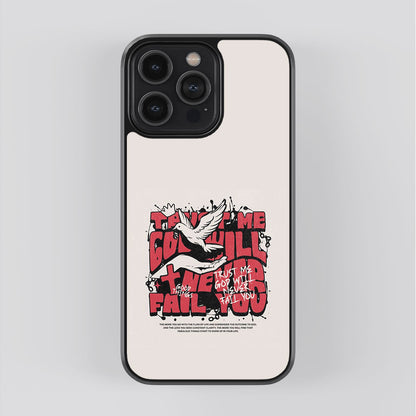 Trust Me Glass Phone Case