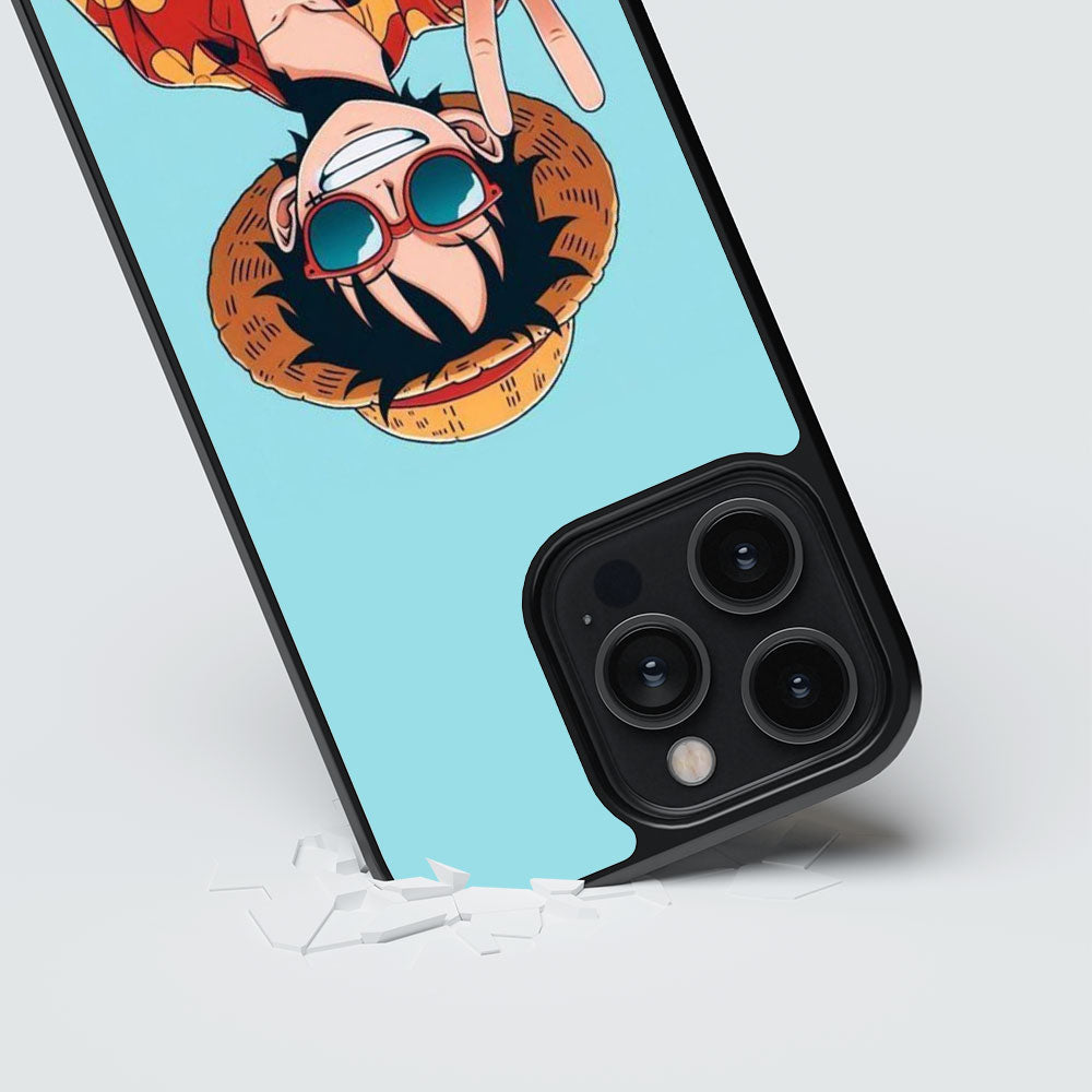 Cool Anime Glass Phone Case