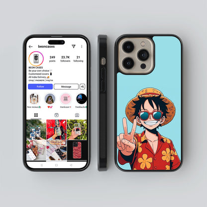 Cool Anime Glass Phone Case