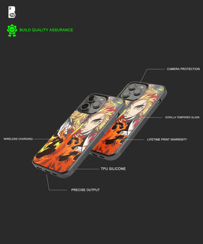 Rengoku |Phone Cover | Glass Case