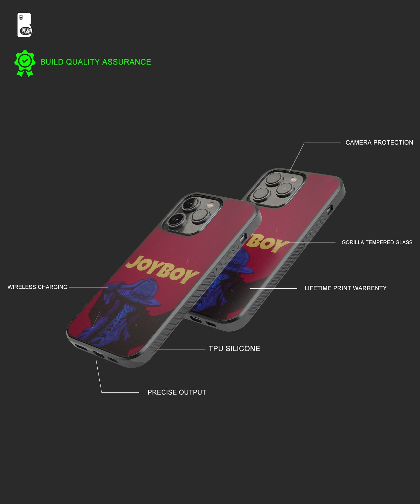 Joy boy One Piece |Phone Cover | Glass Case